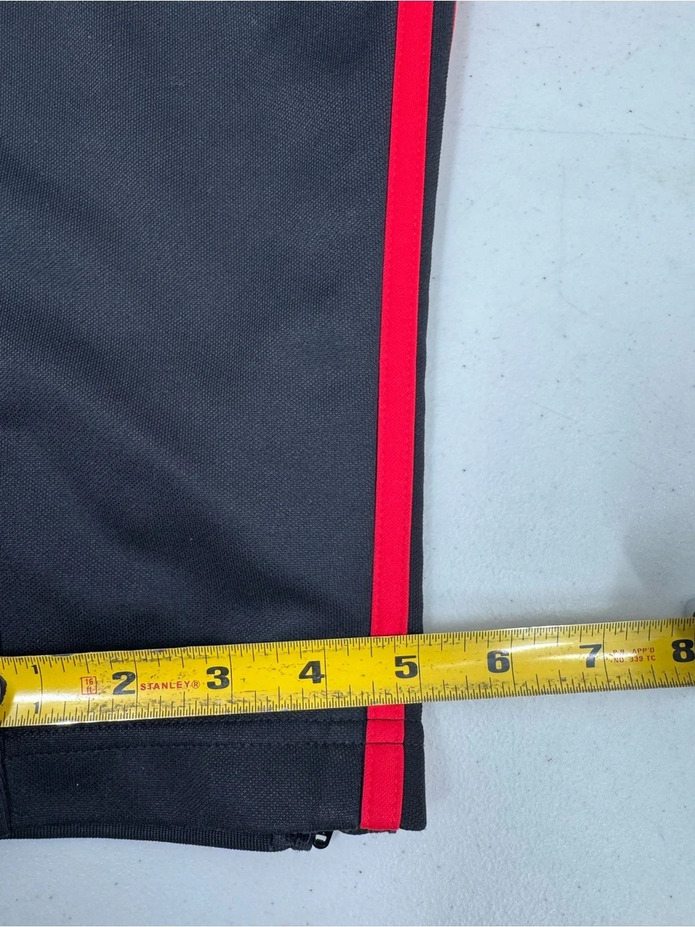 Adidas Track Pants Mens Medium Black Red 3-Stripes Climacool Athletic Soccer